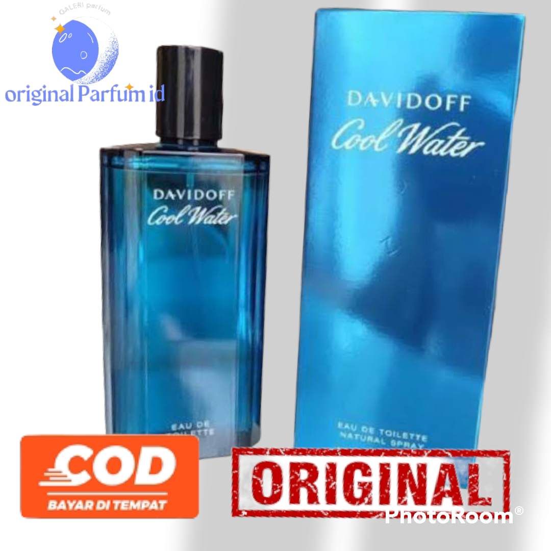 COD 100% ORIGINAL Davidoff Cool Water Men Edt 125ml Parfum Pria