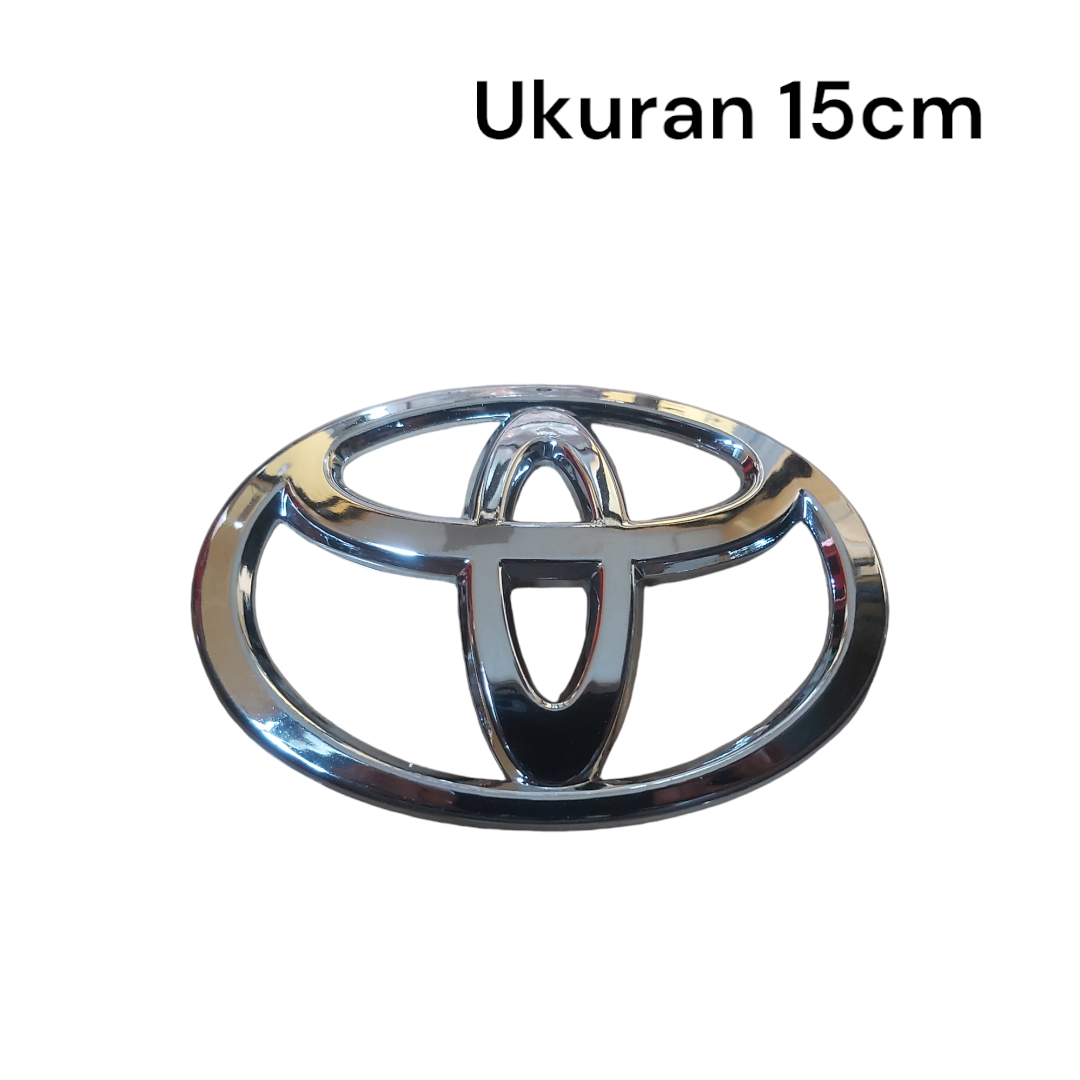 emblem logo mobil TOYOTA CHROME 15 cm Grill calya / Agya 2023 ke atas Harga  38,000 Ringgit*Penghantaran Percuma