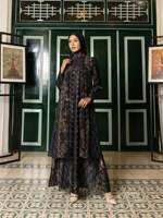 DYN - Asmita Dress Kinanti ″Indonesian Culture Series (Yogyakarta)″ DYN CLOTHINGLINE Gamis Silk mix outer Printing Premium