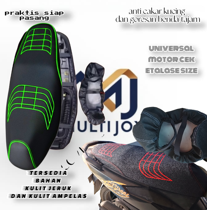Vario motorcycle seat cover, beat fi scopy Fino Mio sporty practical ready to install MV tech thick durable heat-resistant Harga 55,000 rupiah*Gratis Ongkir
