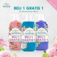 (beli1 gratis1) Naeem bodywash 480ml varian rando.