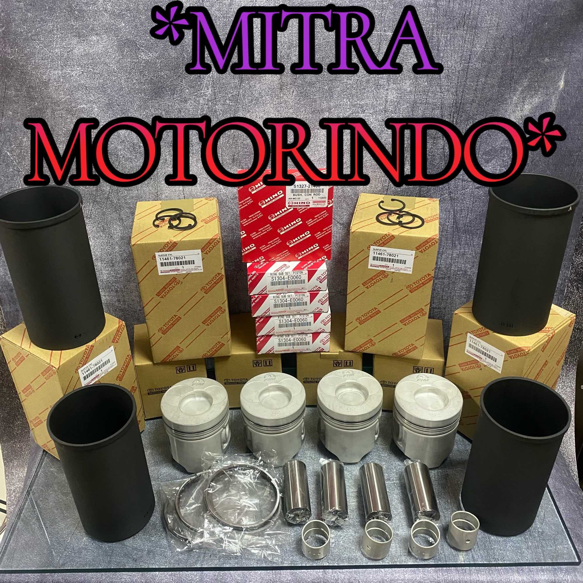 Liner Kit/Piston +Liner +Ring+Bushing Con Rod Toyota HT125 13261-78170 Type Asli Harga  4,025,000 Ringgit*Penghantaran Percuma