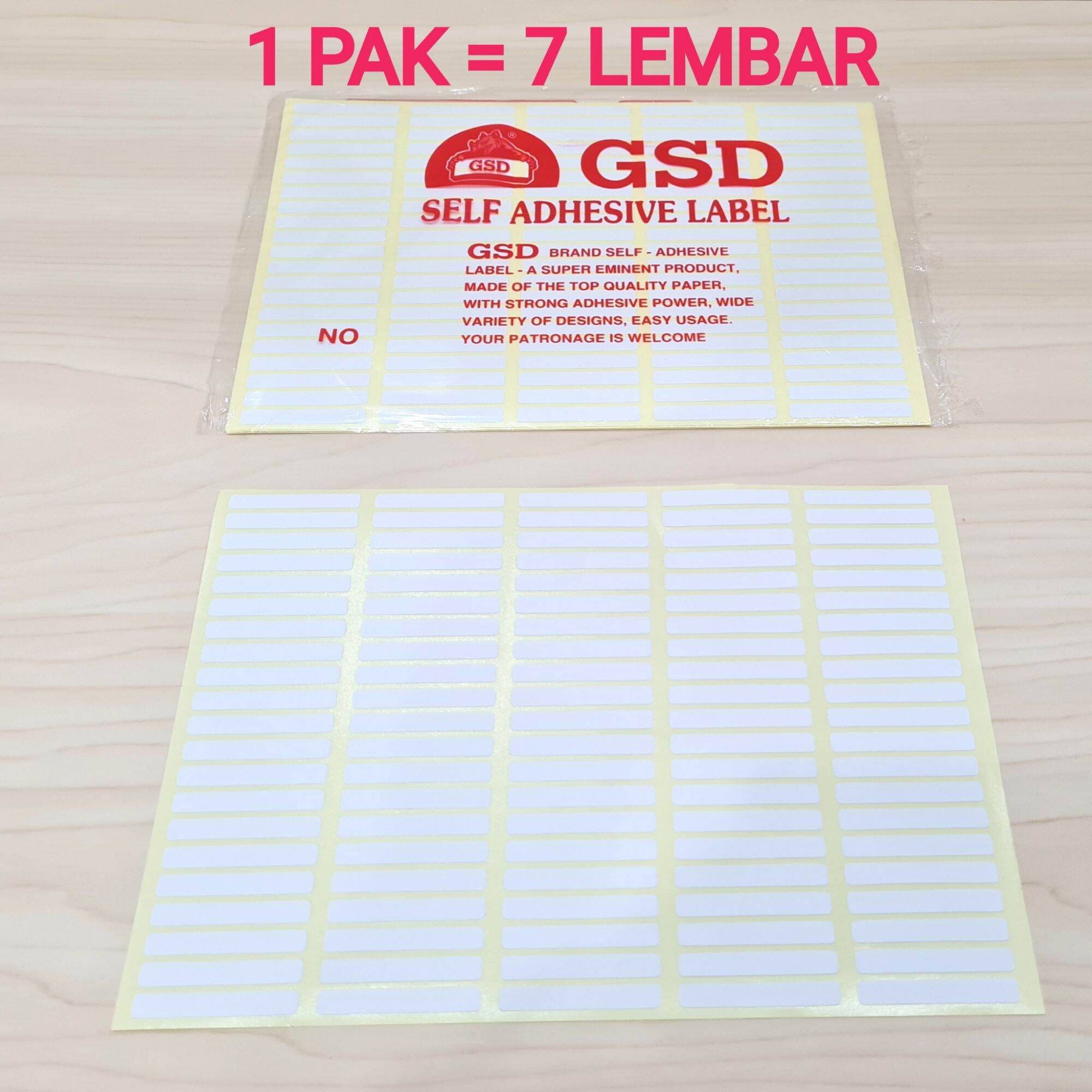 Stiker Label Murah 99 Isi 7 Lembar Lazada Indonesia 