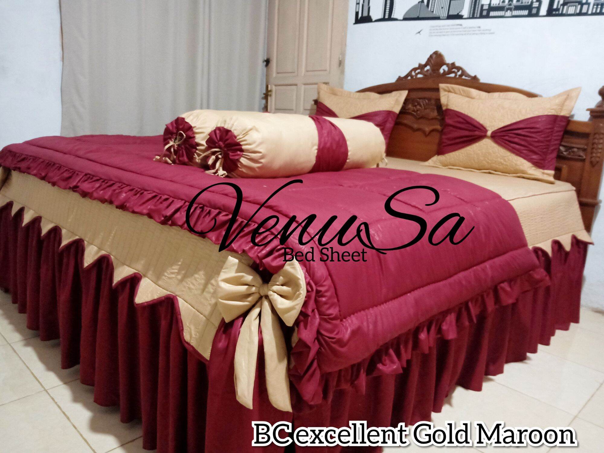 Bedcover set Sprei Pengantin VenuSa 180*200*30