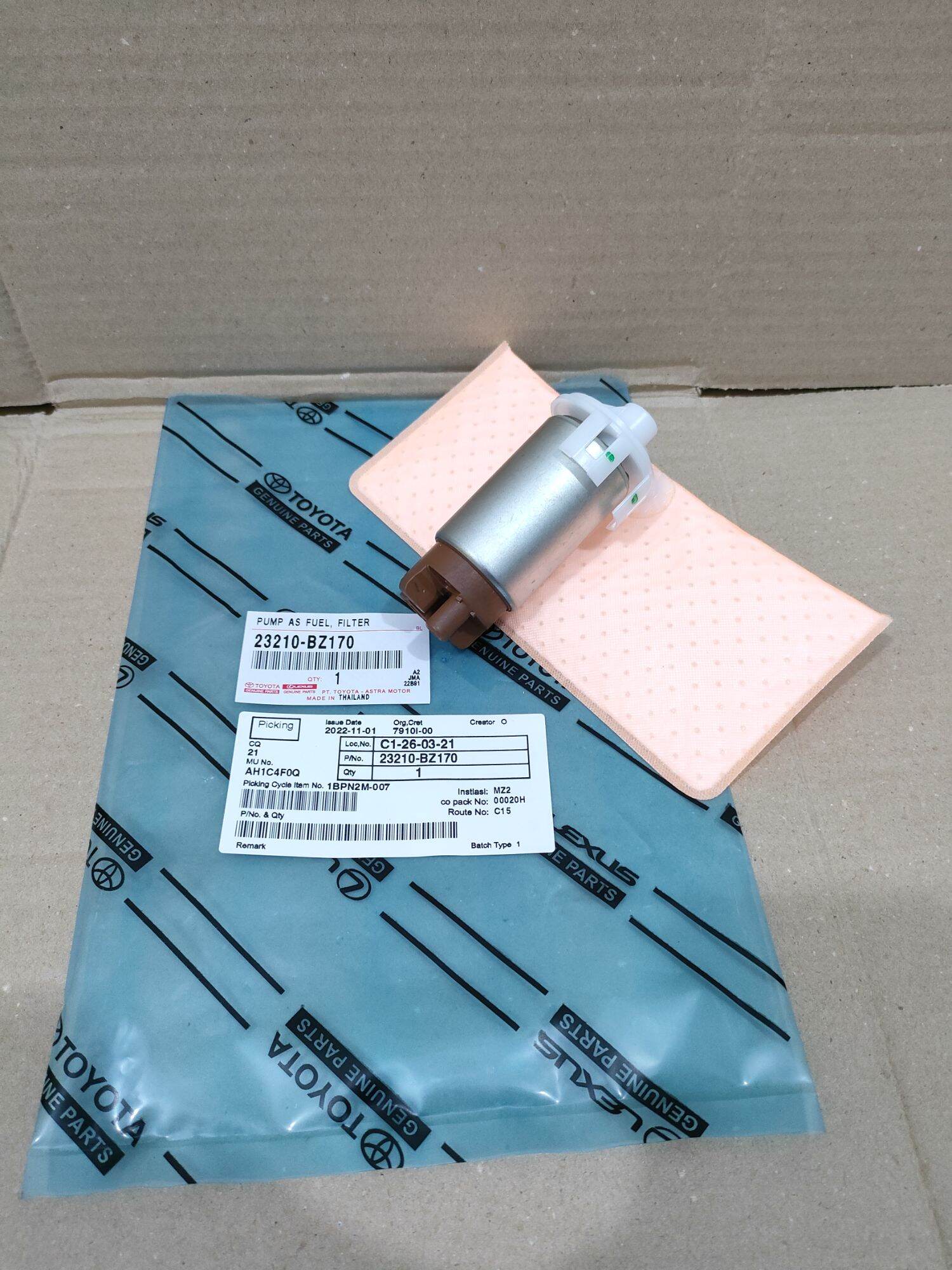 fuel pump pompa bensin sigra calya set saringan original gres Harga 220,000 rupiah*Gratis Ongkir