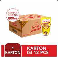 minyak goreng sawit Fortune 800ml 1dus 12pcs