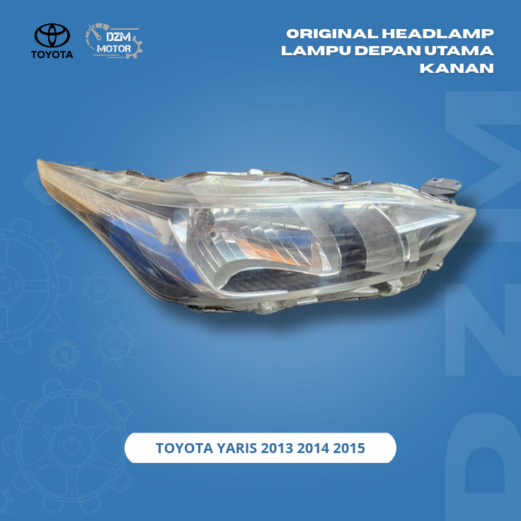 Original Toyota Yaris right main headlight headlamp 2013 2014 2015 Harga 550,000 rupiah*Gratis Ongkir