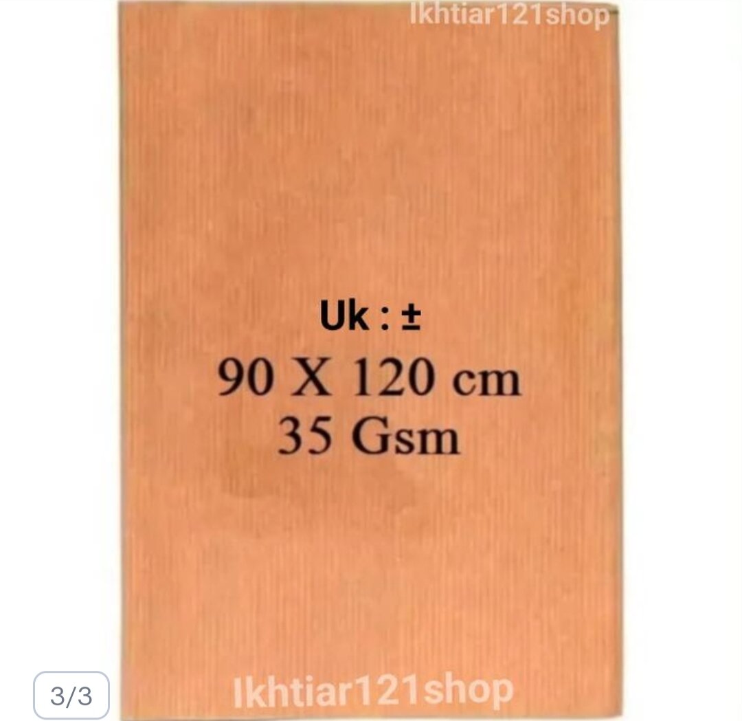 kertas kopi kertas sampul coklat 90cmx120cm segulung isi 10 lembar