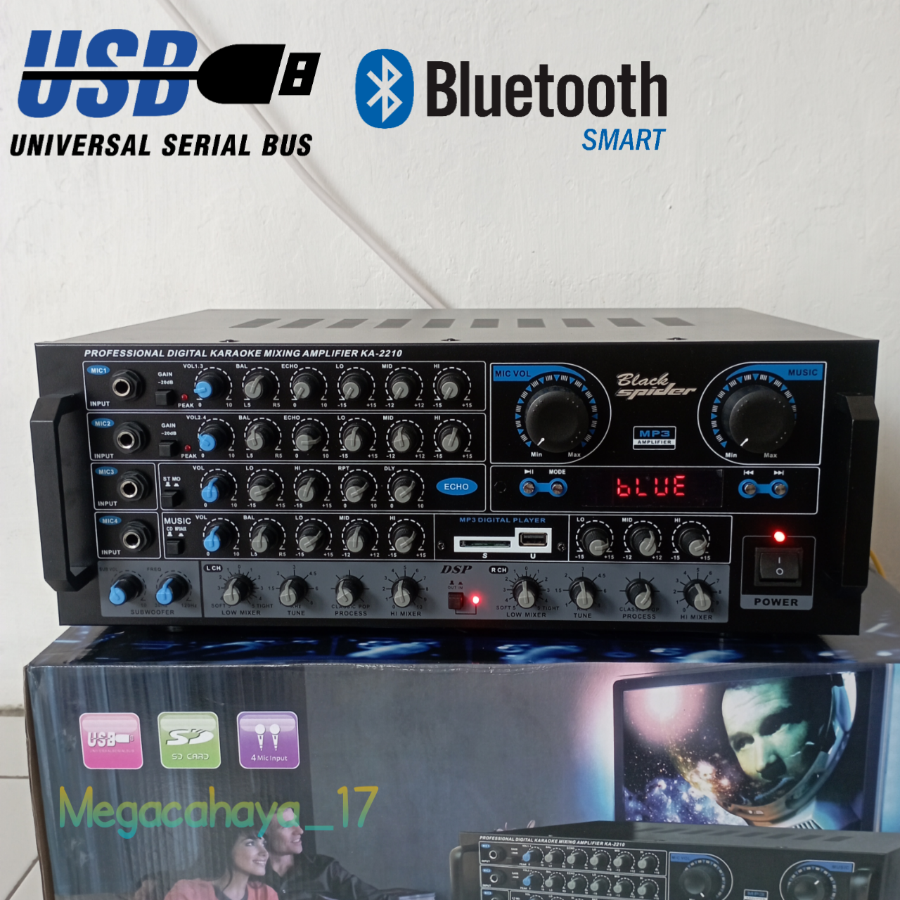 Jual Power Ampli Karaoke Bluetooth Usb SA 3000 R - Jakarta Utara - Audio  Cipta
