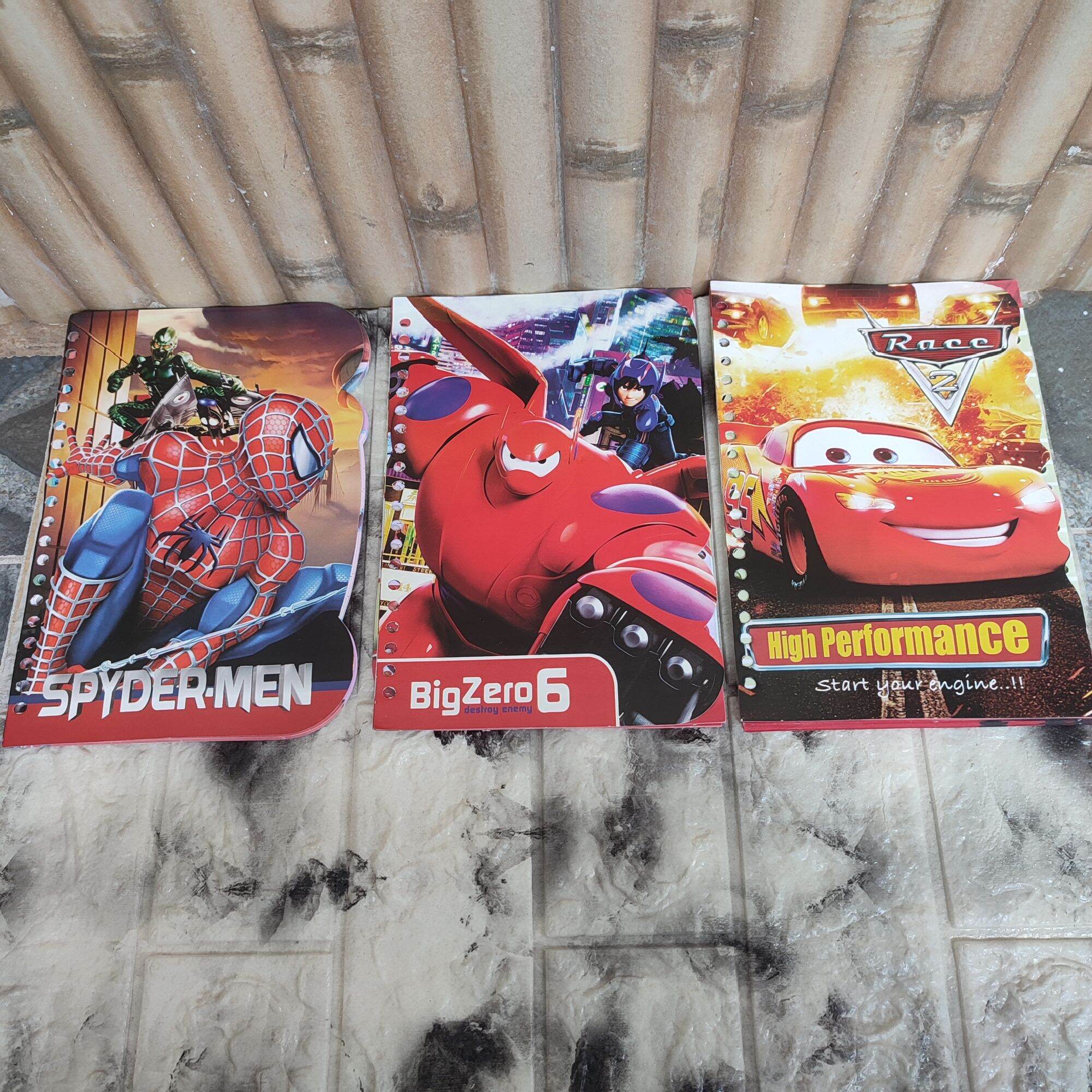 BINDER NOTE FANCY GAMBAR KARAKTER RING BESI 20 LUBANG UKURAN A5 MURAH