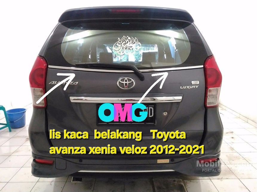 lis list kaca belakang Toyota avanza xenia veloz 2012-2021 chrome original Harga 69,000 rupiah*Gratis Ongkir