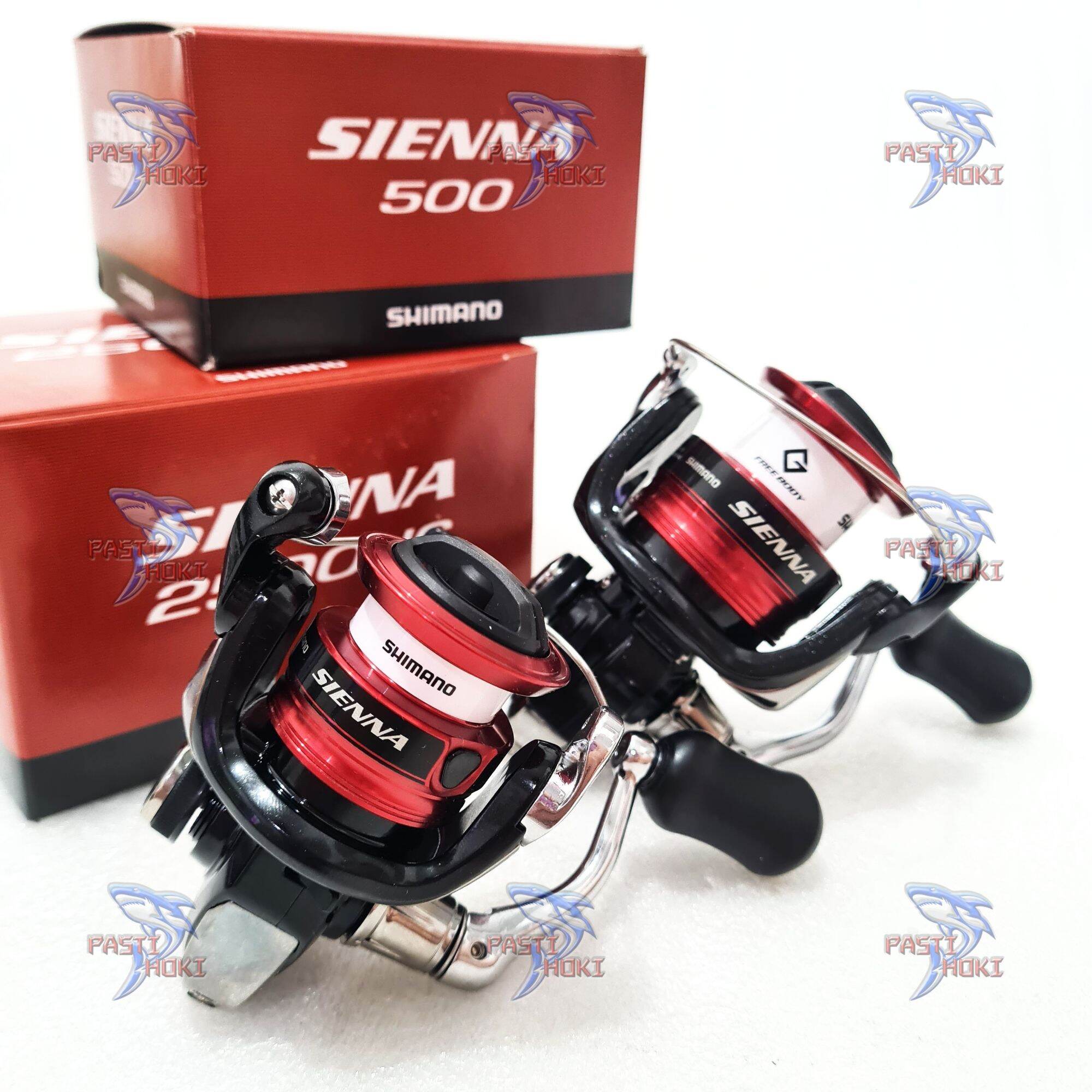 harga reel shimano standar Reel Pancing Shimano Sienna 500 1000 2500 Reel Pancing 4.7:1 Gear Ratio -  Lazada