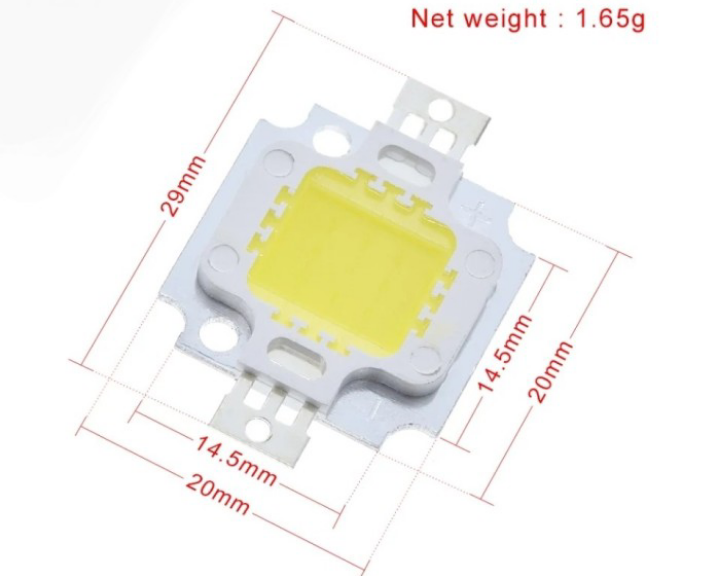 5 Biji LED hpl 10 watt cool white
