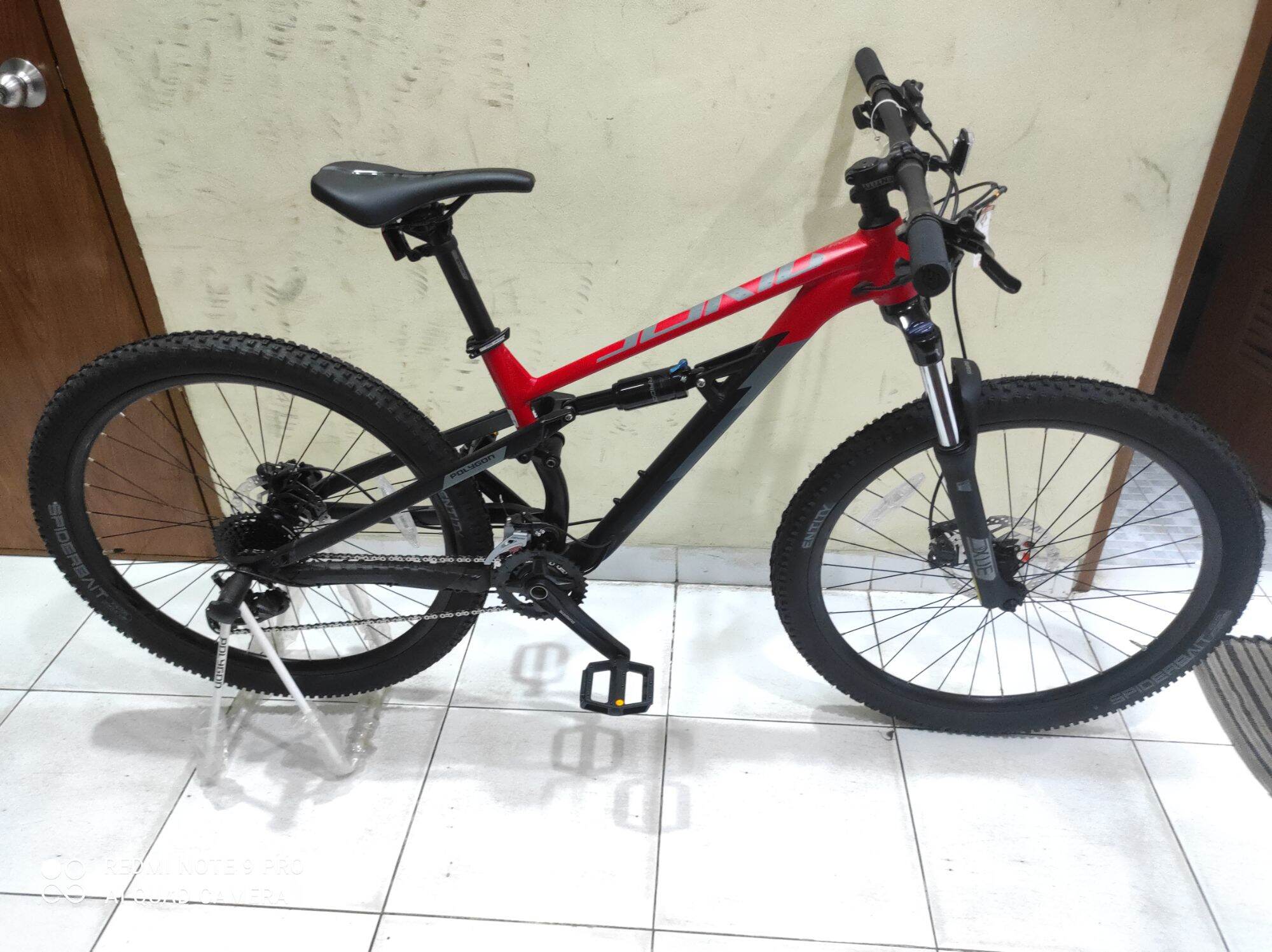 Upgrade Siskiu D5 Red Grey D5 Dual Suspension Mountain Bike