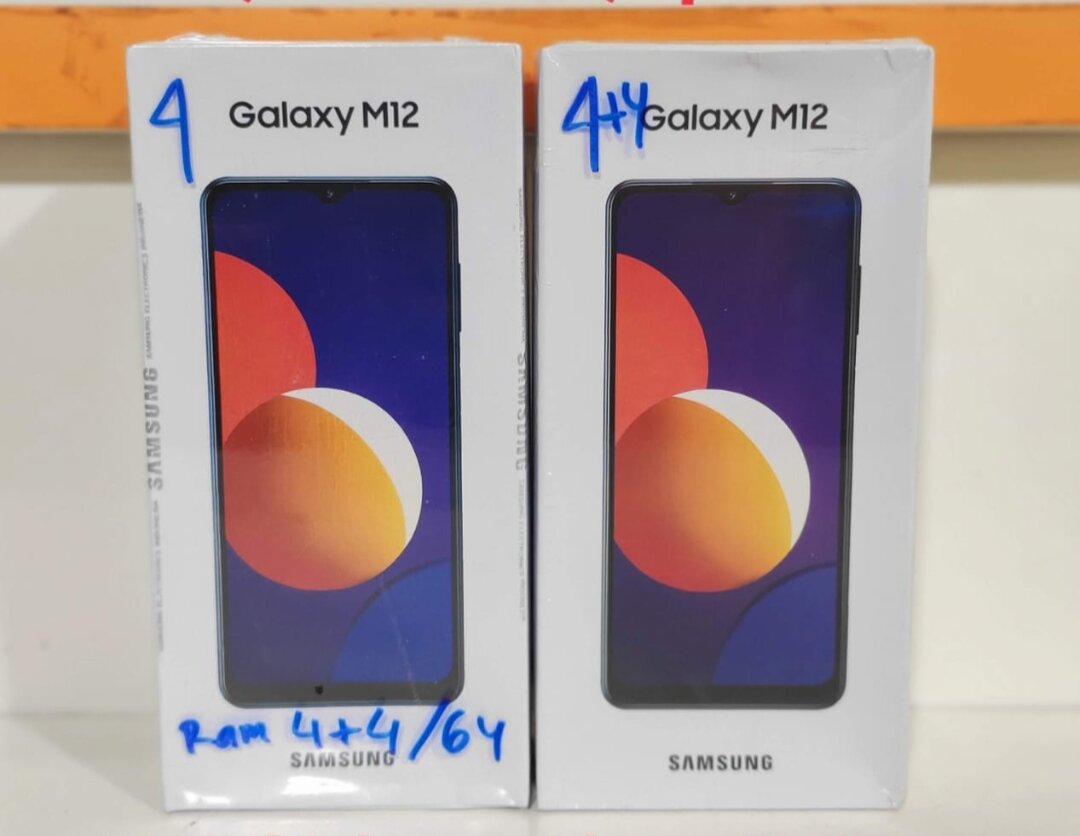new Samsung M12 8 64 segel garansi resmi Harga  1,999,000 Ringgit*Penghantaran Percuma