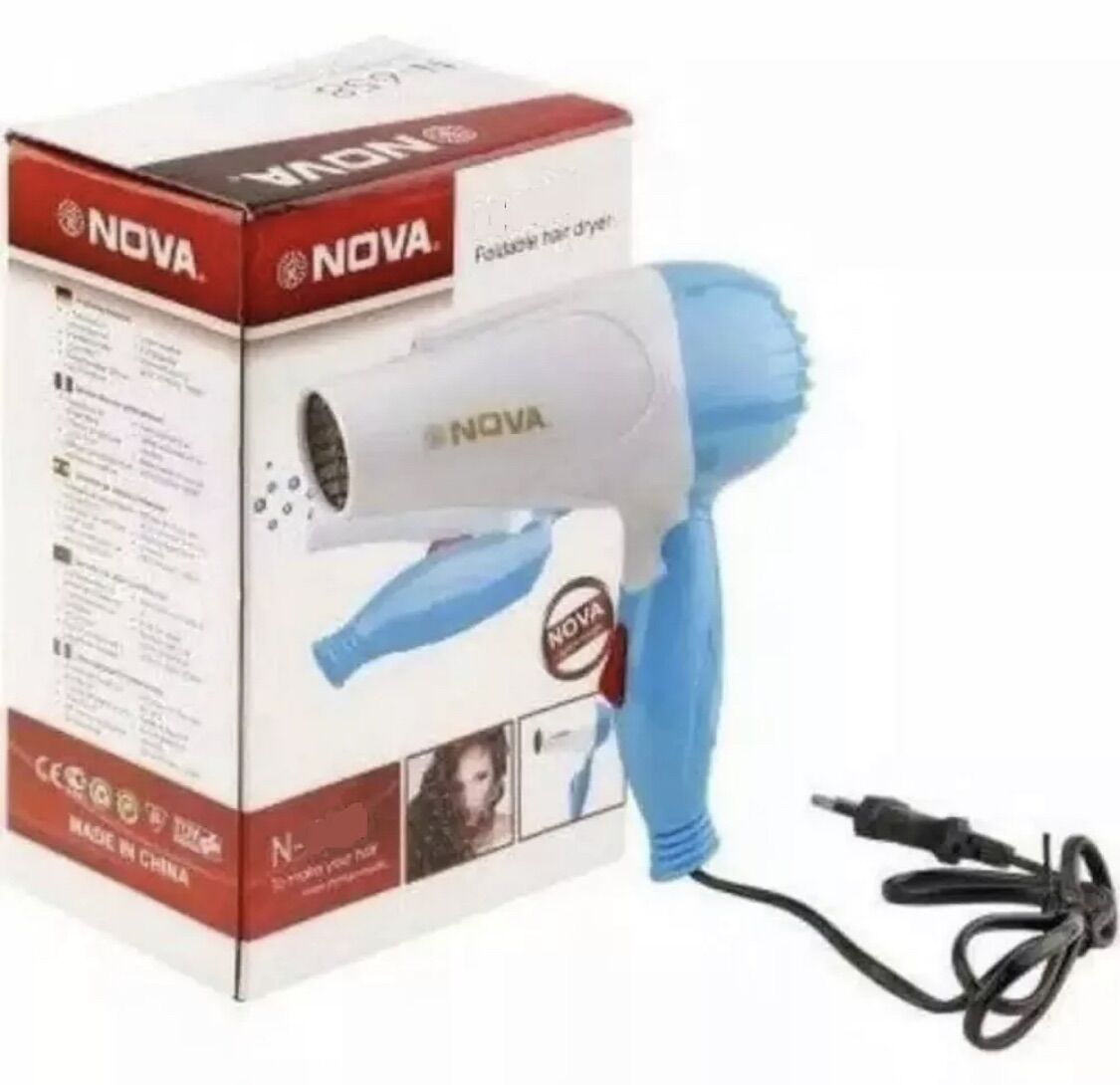 HAIR DRYER HAIRDRYER NOVA 1290 / hairdryer Mini Lipat / Mawar88shop