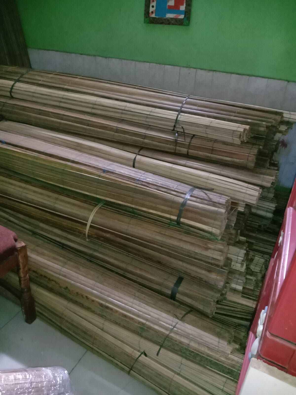 Krey Tirai Gulung Bambu Sawit Kotor Blm Digosok Lazada Indonesia