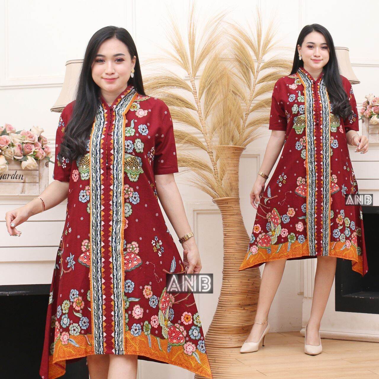 Model Dress Batik Elegan