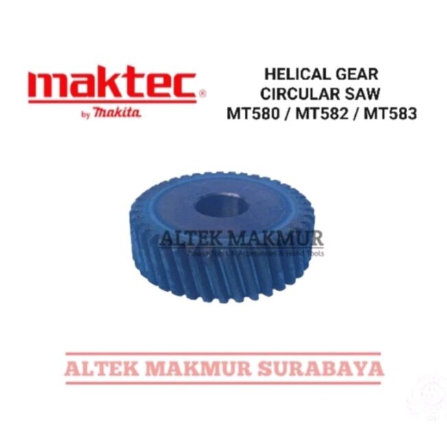 Helical Gear Mesin Circular Saw MAKTEC MT580 MT582 MT583 / Ger Gigi ...