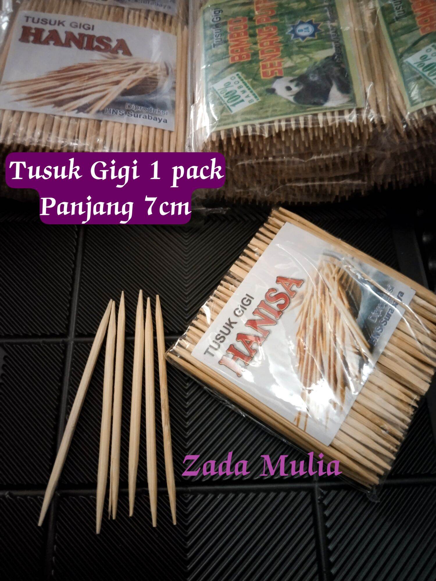 Tusuk Gigi Bambu 1 Pack Isi 100 Pcs Lazada Indonesia