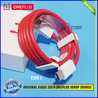 Kabel Data Oneplus 5 5T 6 6T ORIGINAL ORIGINAL 100% USB C WARP CHARGE 30