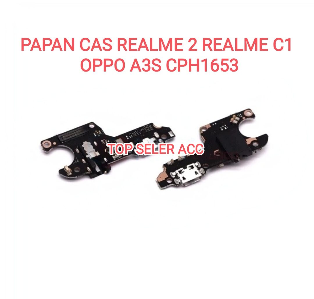 Oppo A3S C1 Realme 2 CPH1853 Papan Board Pcb Konektor Conektor Cas