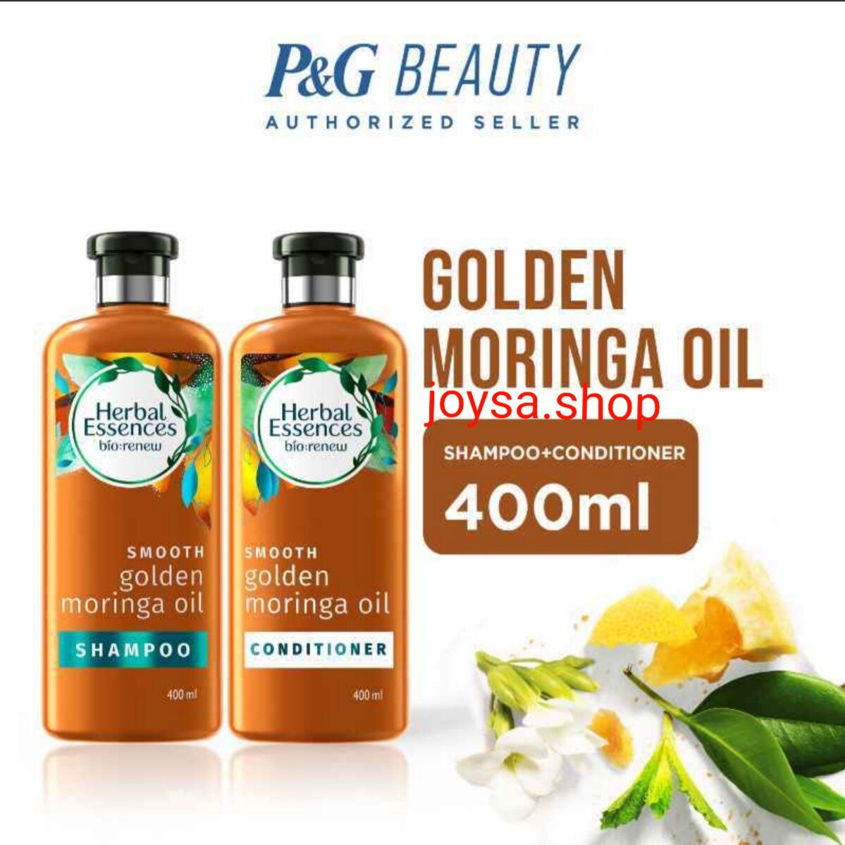 Herbal Essences Golden Moringa Oil Shampoo And Conditioner 400 ml