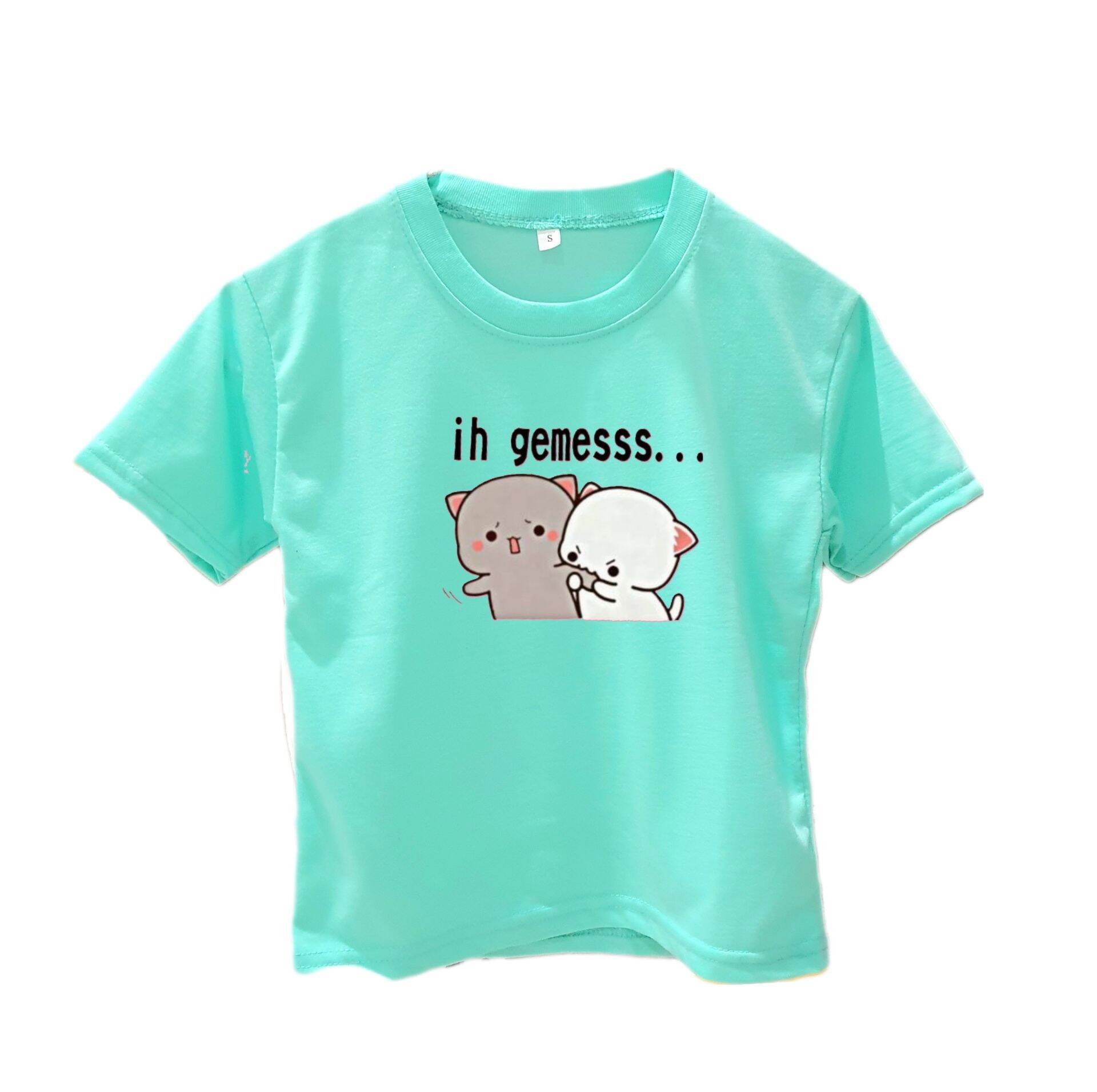 Kaos anak anak perempuan baju atasan anak cewe umur 2 sampai 9 motif