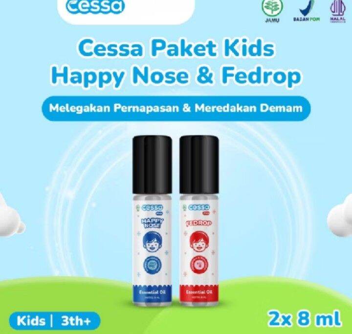 Bundling 2 Pcs Cessa Essential Baby Oil 8ml Minyak Roll On Bayi Penghangat Pereda Batuk Flu Demam