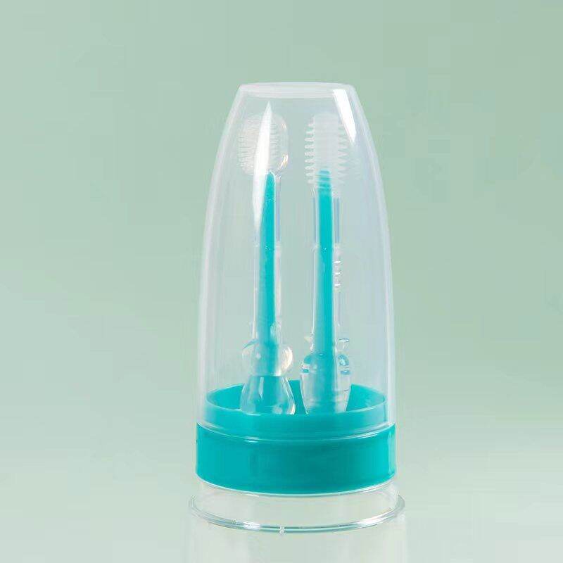SIKAT GIGI BAYI 3IN1 SIKAT GIGI BAYI SIKAT LIDAH BAYI 3 IN 1 SIKAT GIGI BAHAN SILIKON PERAWATAN MULUT BAYI SIKAT GIGI NEW BORN SIKAT GIGI SET LIDAH DAN GIGI SIKAT LIDAH BAYI SET BAHAN SILIKON