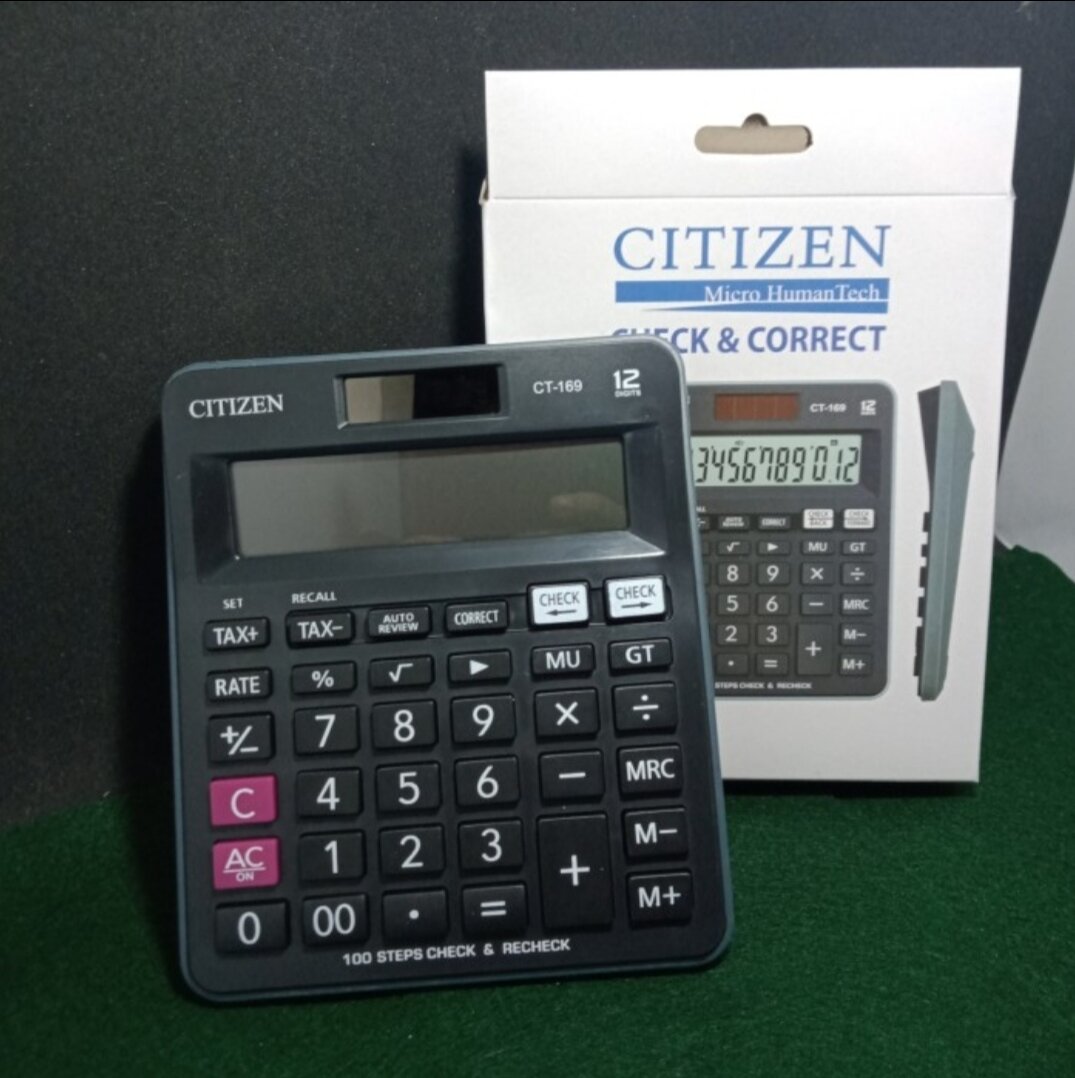 Kalkulator CITIZEN CT-169PLUS CHECK & CORRECT / Calculator CT169