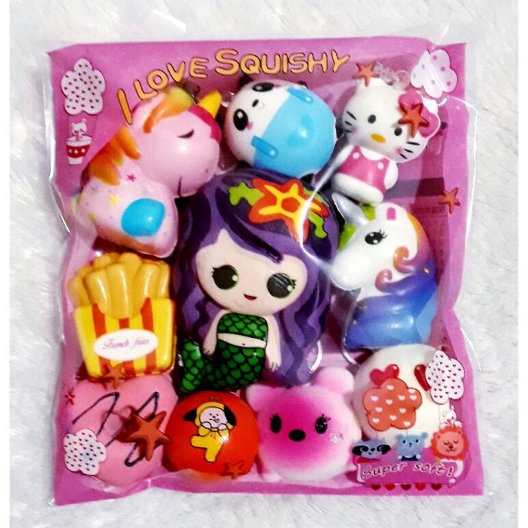8 pcs squishy paket hemat squishy lucu squishy murah squishy lucu