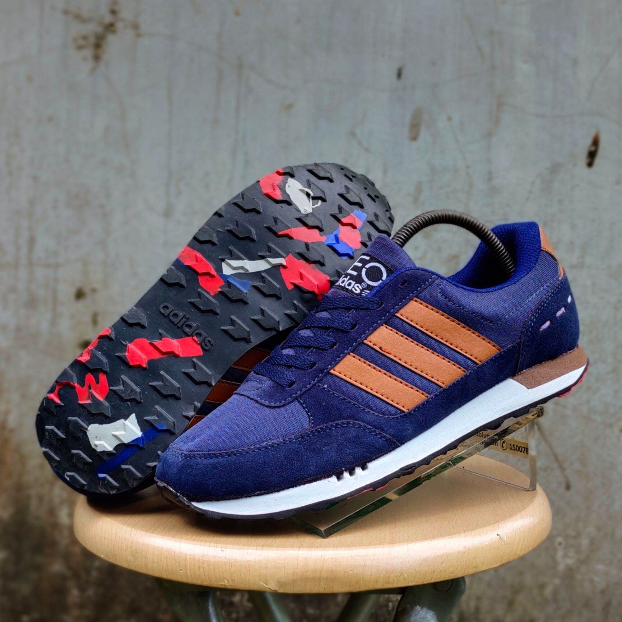 Adidas neo city racer navy outlet brown