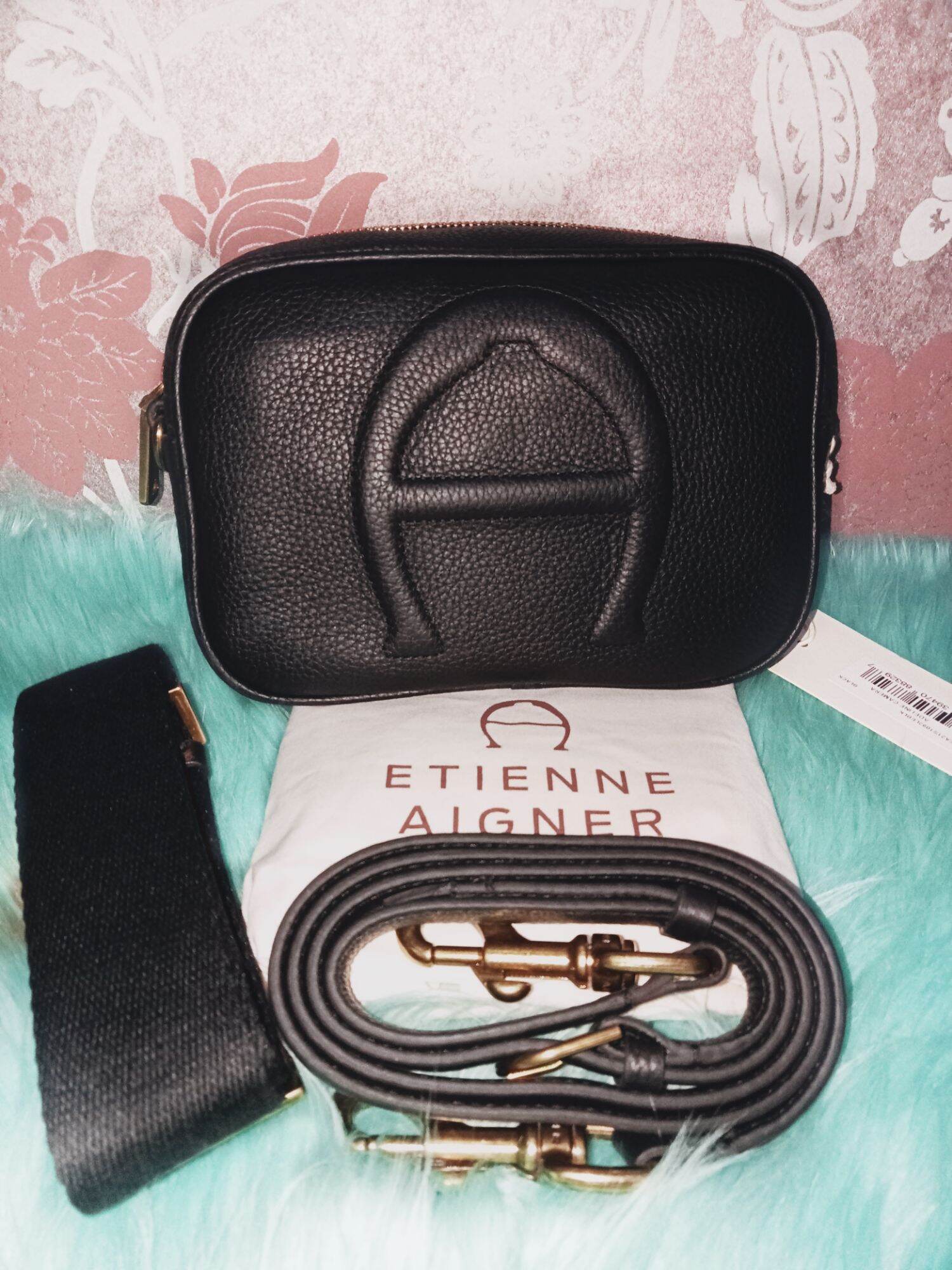 TAS CAMERA BAG ETIENNE AIGNER BLACK Lazada Indonesia