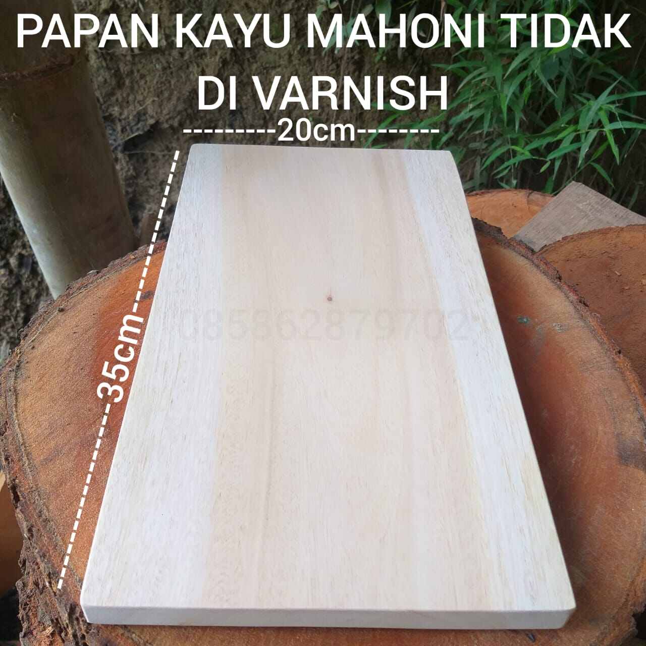 Papan Kayu Mahoni 35×20×2cm Lazada Indonesia 