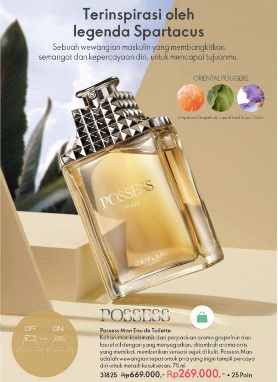 POSSESS MAN EAU DE TOILETTE Lazada Indonesia