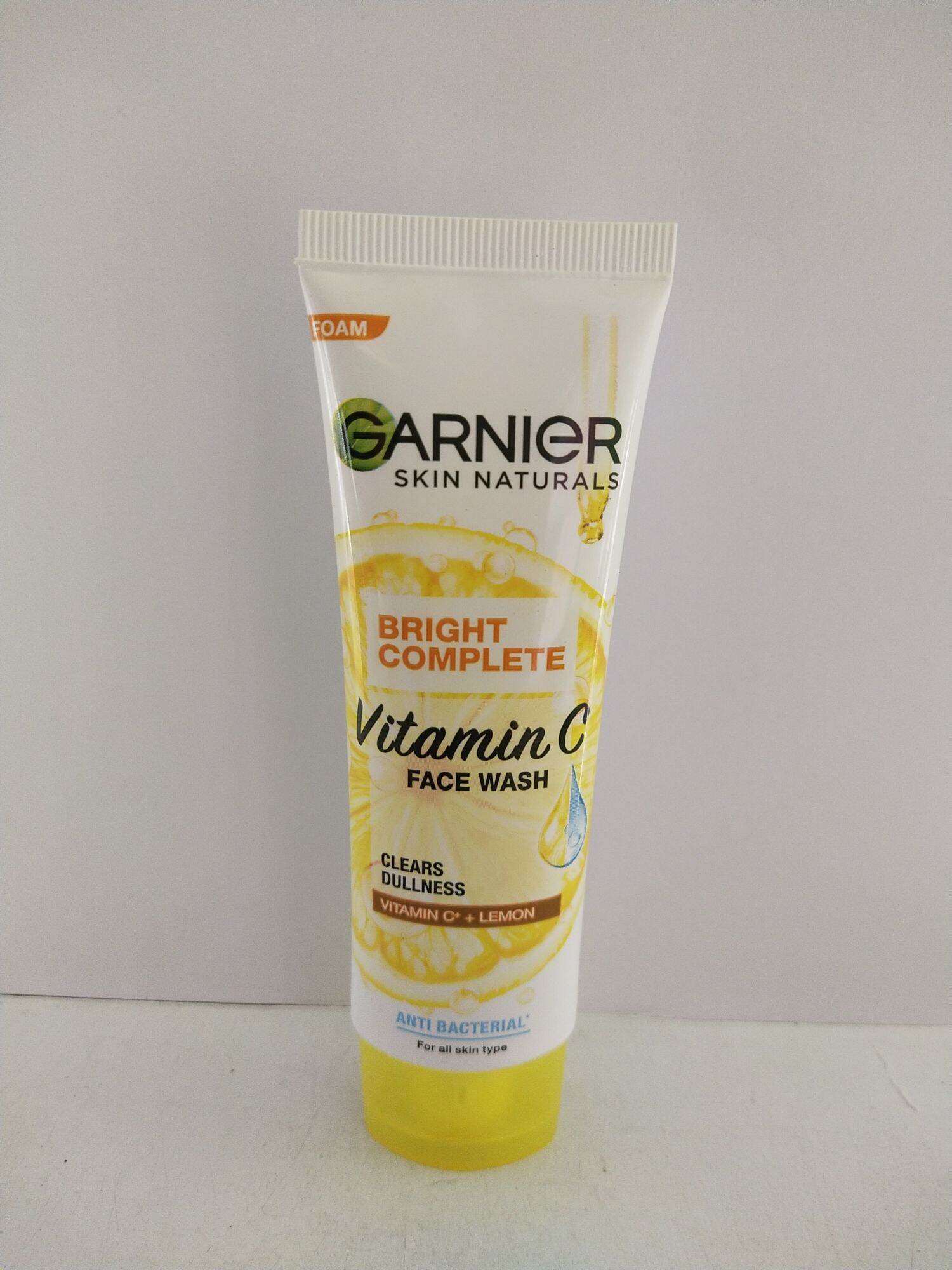Garnier Bright Complete Vitamin C Foam face wash 50ml Lazada Indonesia