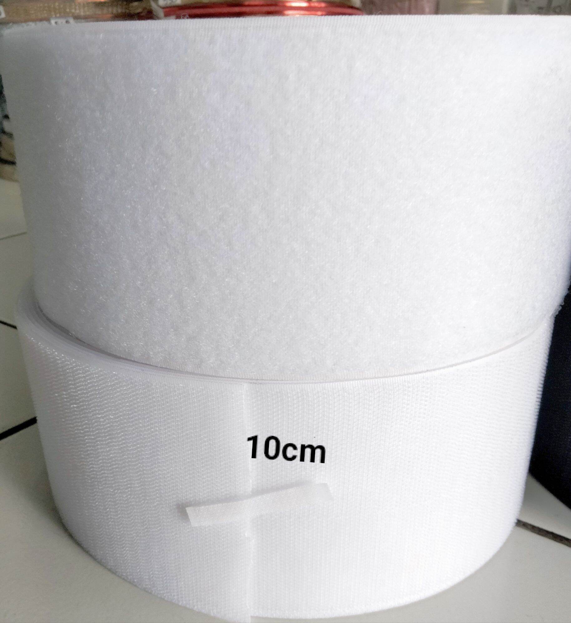 1 METER VELCRO PEREPET PEREKAT MAGIC TAPE 10 CM PEREKAT BAHAN
