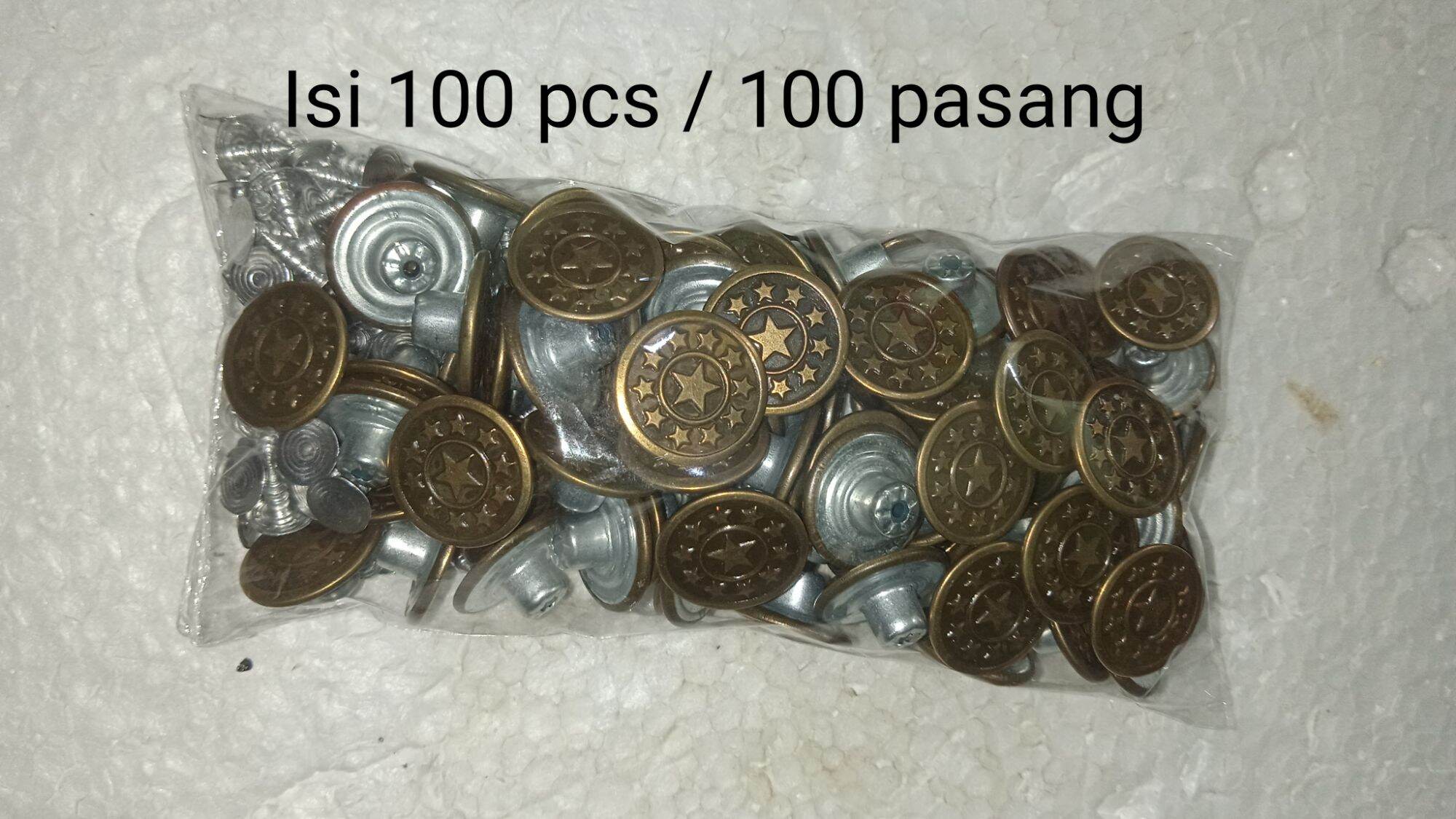 Kancing ketok jeans 100 pcs