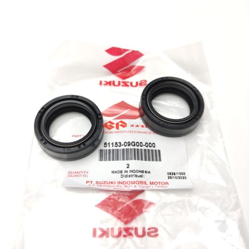 Front Shock Shockbeker Seal Sil Smash Shogun Satria Fu 2 Stroke Spin Skywave Skydrive Nex Address Tornado Pnp Honda Yamaha Original Harga 20,000 rupiah*Gratis Ongkir