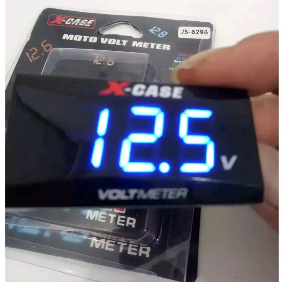 Voltmeter - Voltmeter Aki - Pengukur Daya Aki - Volt Meter Aki 12 Volt