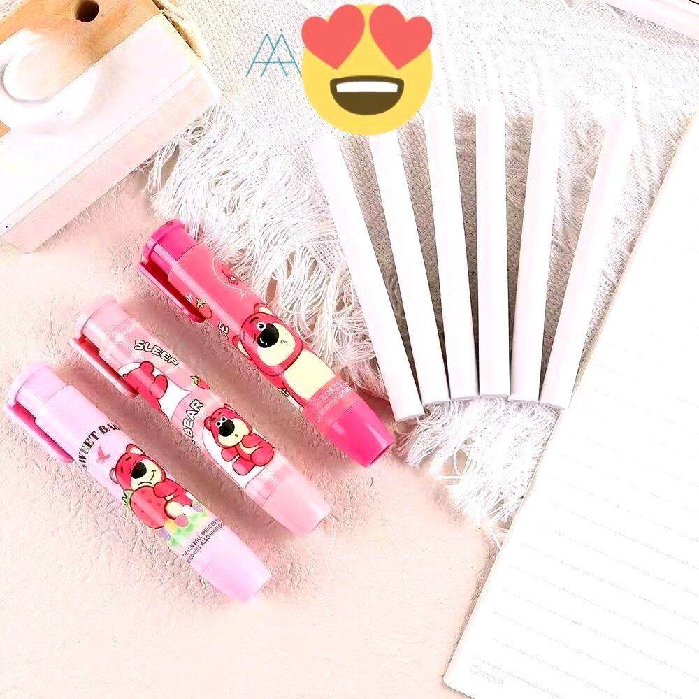 Penghapus Mekanik Eraser Set Gratis Refill dengan Karakter Kartun Lucu dan Menarik