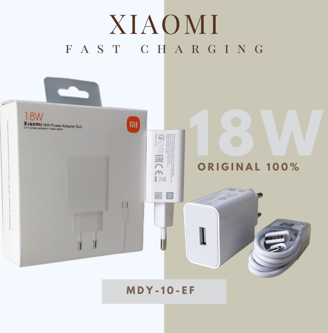 Fast Charging Redmi Prime 18 Watt Charger Redmi Prime 18w