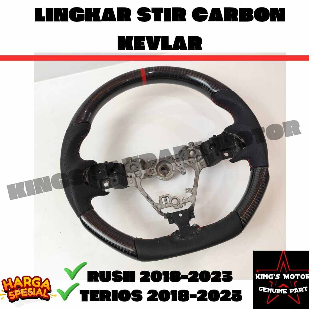 Lingkar Stir Carbon Rush Terios 2018-2023 Original Harga 3,250,000 rupiah*Gratis Ongkir