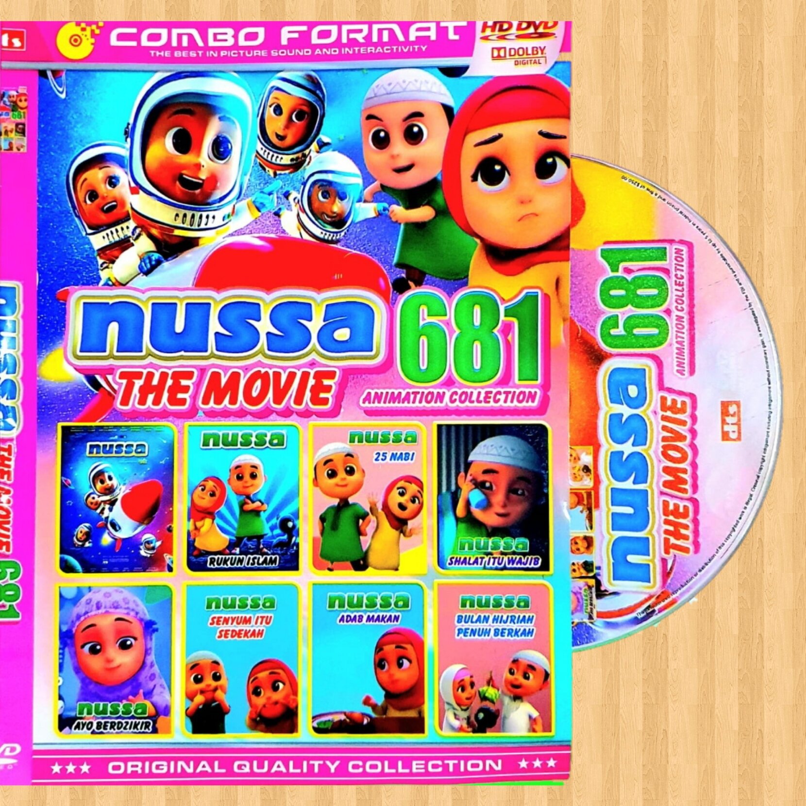 Kaset Dvd Film Kartun Anak Islam Nussa Terbaru - Kaset Dvd Film Nussa