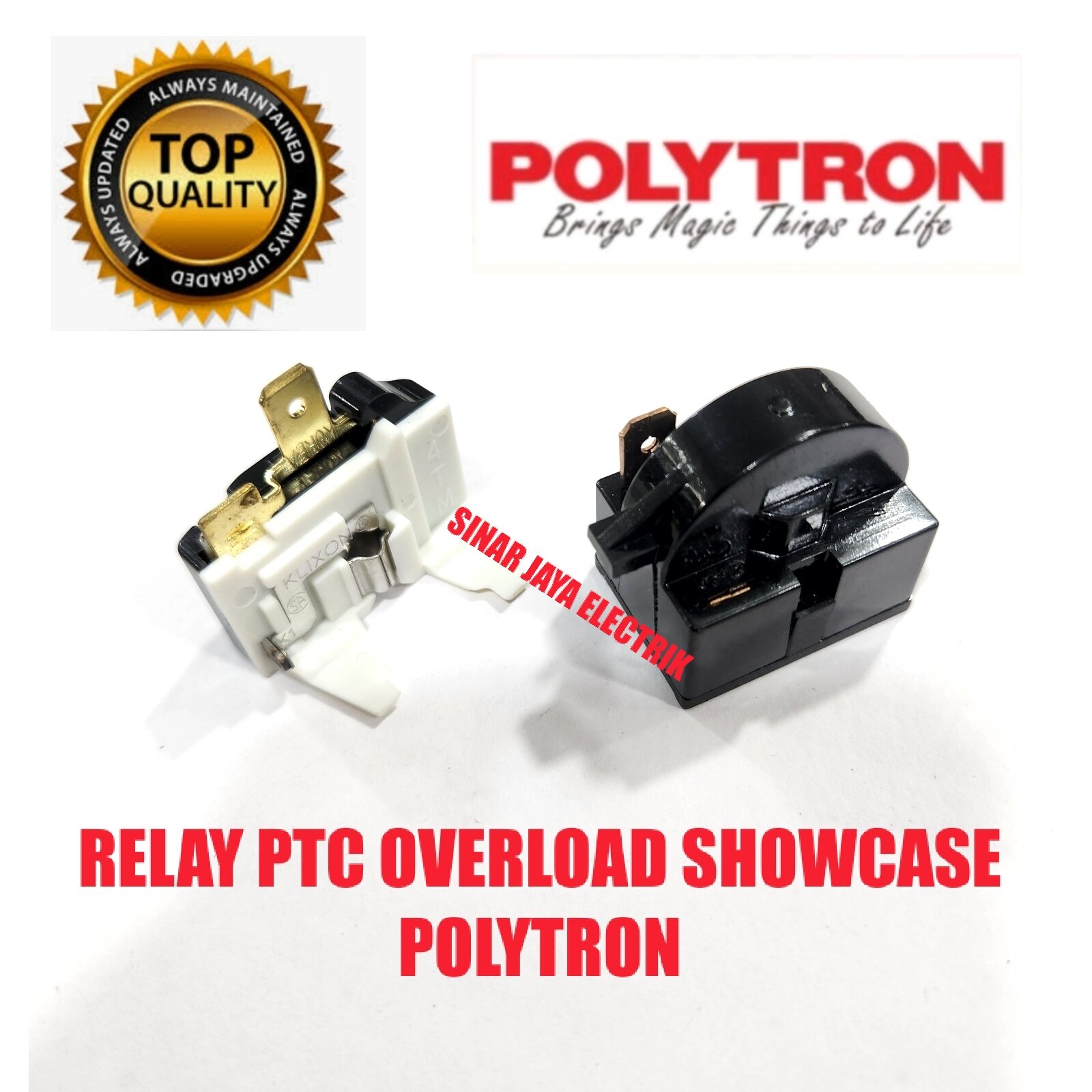 Overload Showcase RELAY PTC OVERLOAD SHOWCASE / KULKAS LEMARI PENDINGIN POLYTRON | Lazada ...