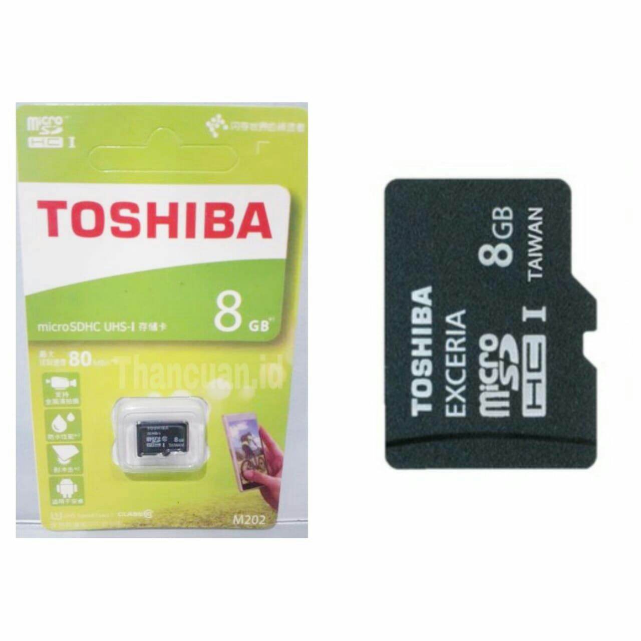 kartu memori model Toshiba 8 GB Harga 14,500 rupiah*Gratis Ongkir