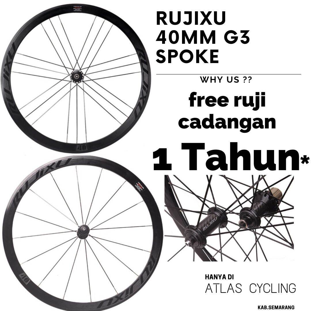 Wheelset Roadbike 700c Rujixu 40mm G3 Spoke Sealed Bearing