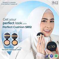 Bedak Sr12 padat bedak glowing tahan lama bedak SR12 sherpink berspf15+ BPOM EXCLUSIVE COMPACT POWDER Natural Beige Sherpink Compact powder