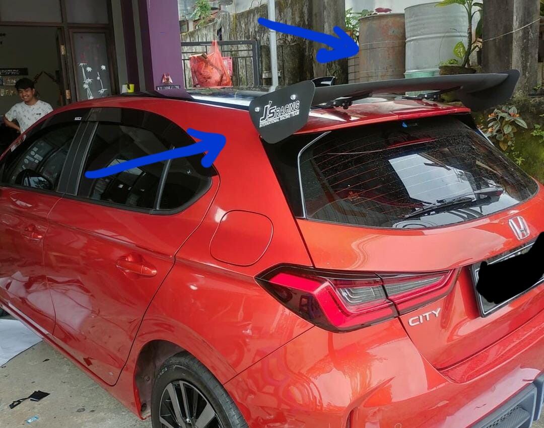 spoiler gt wing js racing honda city hatchback Lazada Indonesia